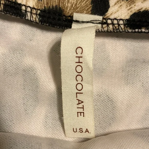 Elegant Soft Stretch Leopard Print Pencil Skirt Marked Large Fits Small - Picture 6 of 7